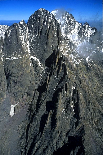 Aerial photo of Crestone Peak, Custer County, Colorado, CO &nbsp;United States