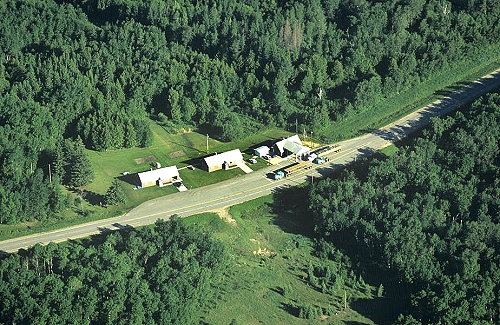 Aerial photo of Rural Port of Entry, MN Aerial photo of Rural Port of Entry, Roseau County, Minnesota - Manitoba, MN United States