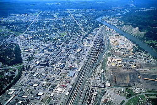 Prince George Canada >> Aerial Photo Of Downtown Prince George British Columbia Bc Canada Prince George Canada >> Aerial Photo Of Downtown Prince George British Columbia Bc Canada